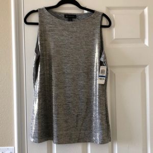 INC Shimmering Sleeveless Blouse Brand new!